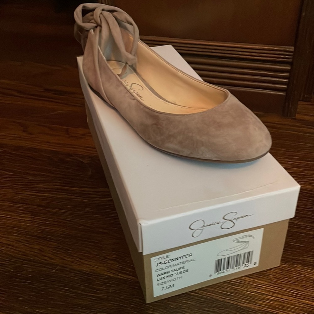 Like-new Jessica Simpson ballet flats, sz 7.5